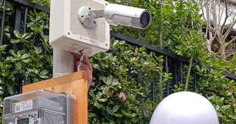 神戸市にて建築現場に最適な防犯見守りカメラを設置しました